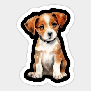 Puppy Jack Russell Terrier Sticker